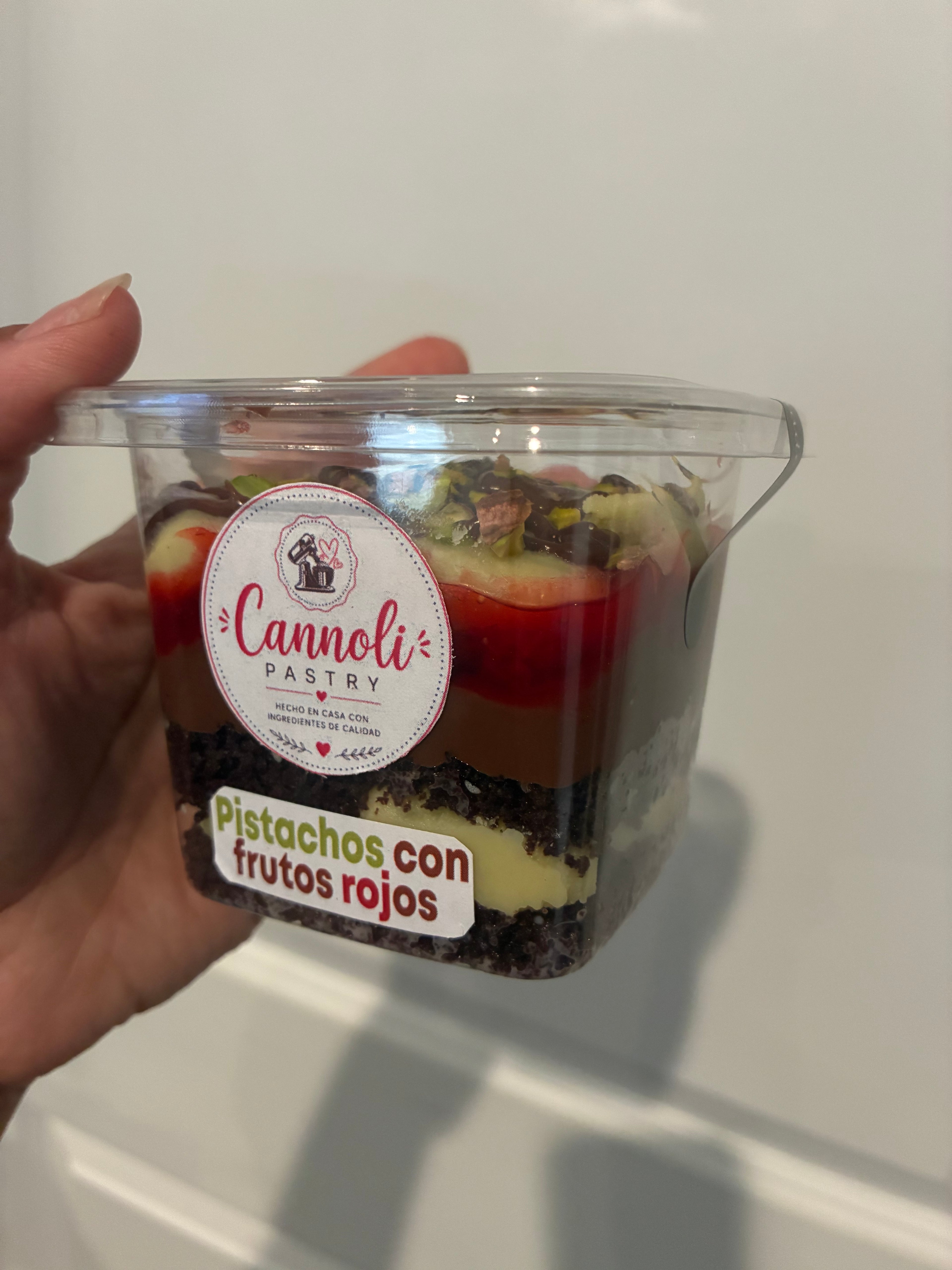 Pistachio y Frutos Rojos