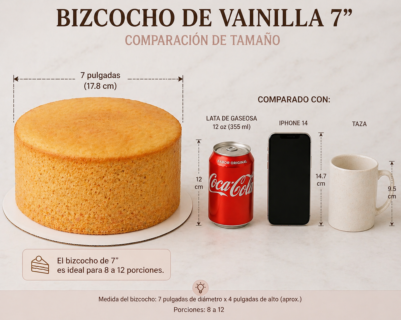 Cake Vainilla 7"
