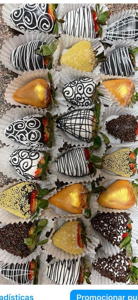 Fresas Cubiertas de Chocolate