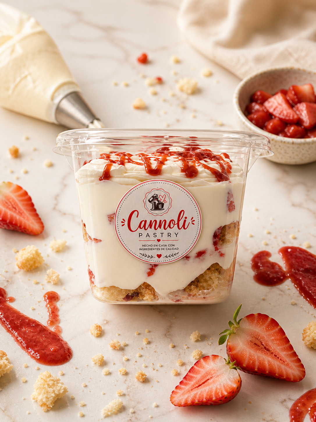 Fresas con Crema
