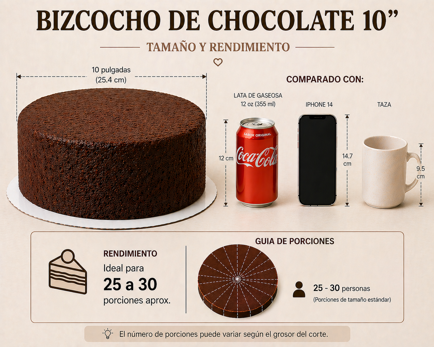 Cake Chocolate 10"