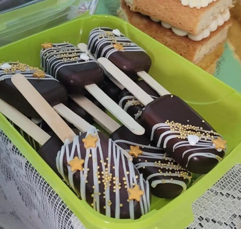 Paletas Cake de Chocolate