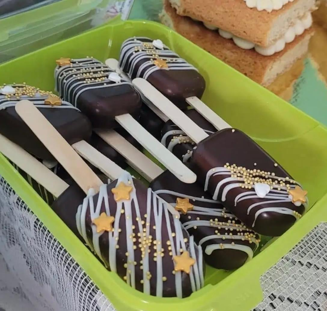 Paletas Cake de Chocolate